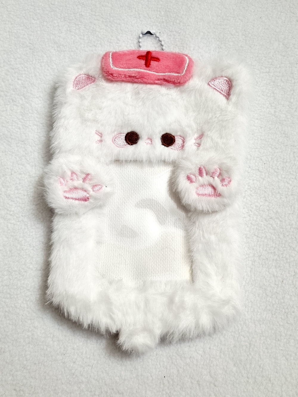 Cute Animal Bear Kpop Fluffy Plushy Photocard ID Star Phone Holder New